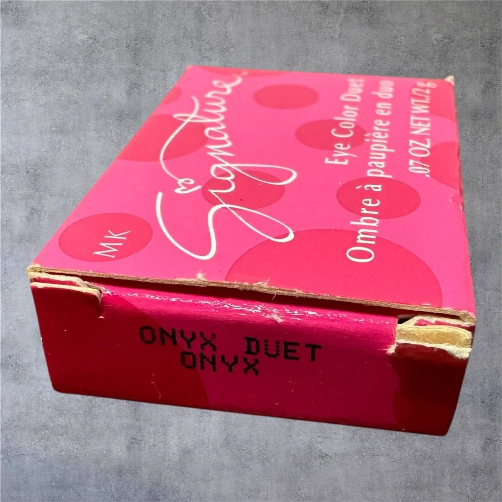 Mary Kay Signature Eye Color Duet Women 0.07oz Onyx 8858 New Box Smokey‎ Shadow